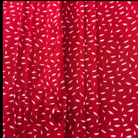 LUCKY BRAND SAM RED & WHITE BUTTON DOWN SHIRT, S - Picture 12 of 13